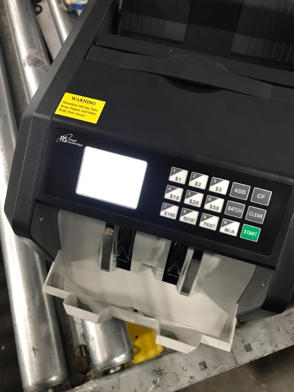 Photo 4 of Royal Sovereign High Speed Money Counting Machine, with UV, MG, IR Counterfeit Bill Detector & Value Counting (RBC-ES250)