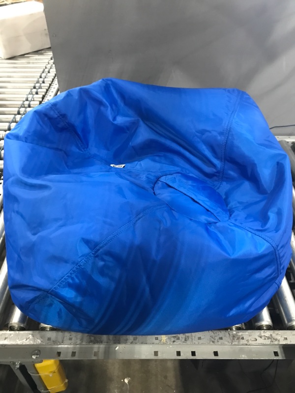 Photo 1 of Big Joe Classic Beanbag Chair, Sapphire Sapphire Round