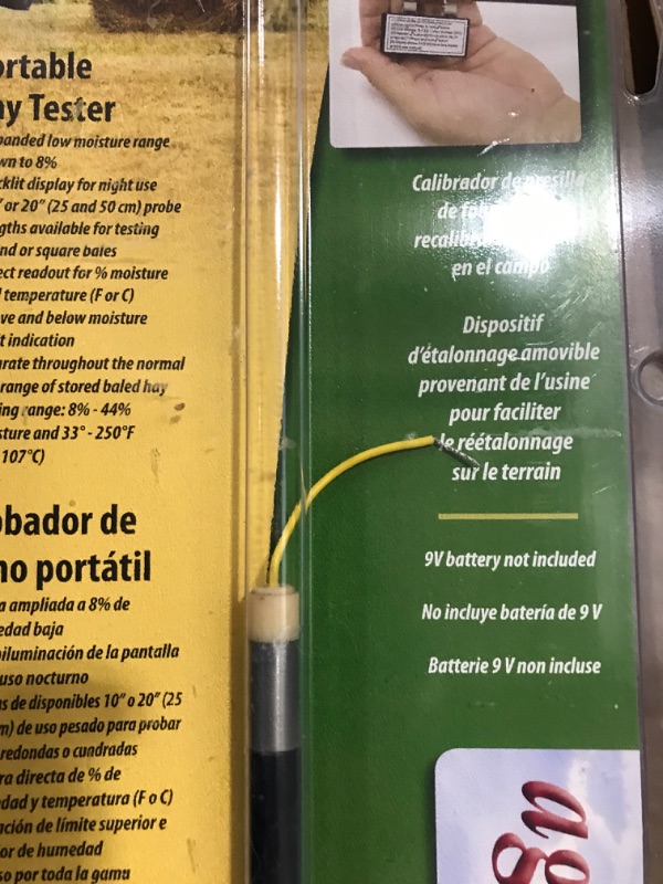 Photo 1 of Agratronix 07121, HT-PRO Portable Hay Moisture Tester 10in Probe