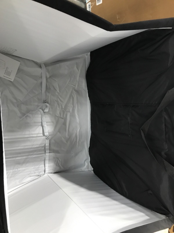 Photo 2 of Amazon Basics Portable Foldable Photo Studio Box with LED Light - 25 x 30 x 25 Inches Photo Studio Only Box