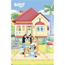 Photo 1 of Bluey Family Wall Poster
