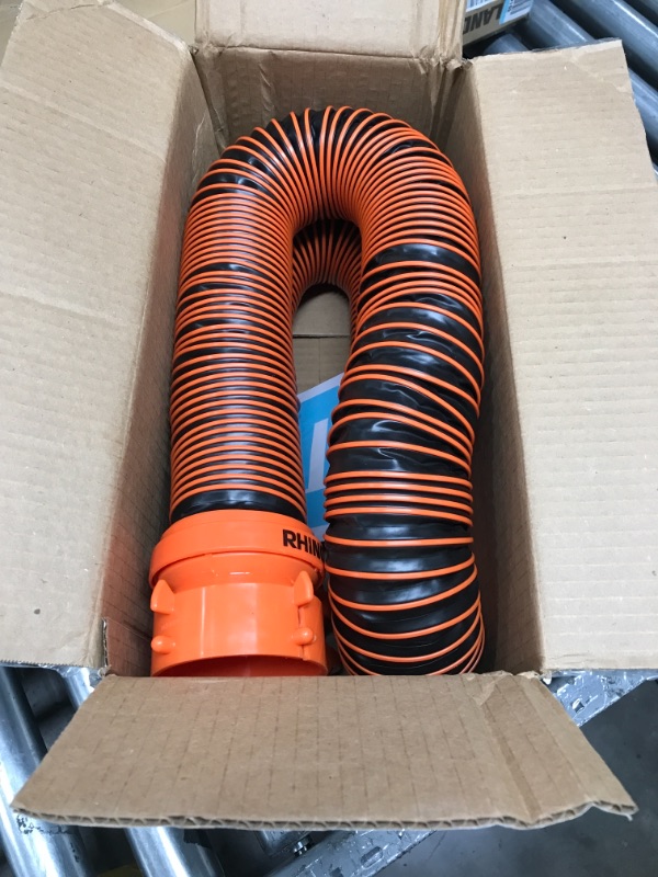 Photo 2 of Camco - 39865 RhinoEXTREME 5ft RV Sewer Hose Extension Kit with Swivel Fitting, Extend your Sewer Hose to Fit Your Needs, Crush Resistant
