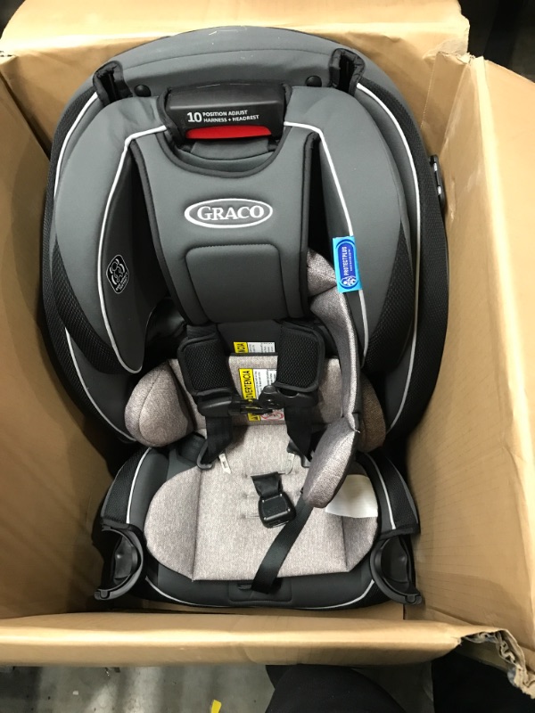 Photo 2 of Graco SlimFit 3 in 1 Car Seat -Slim & Comfy Design Saves Space in Your Back Seat, Darcie, One Size
