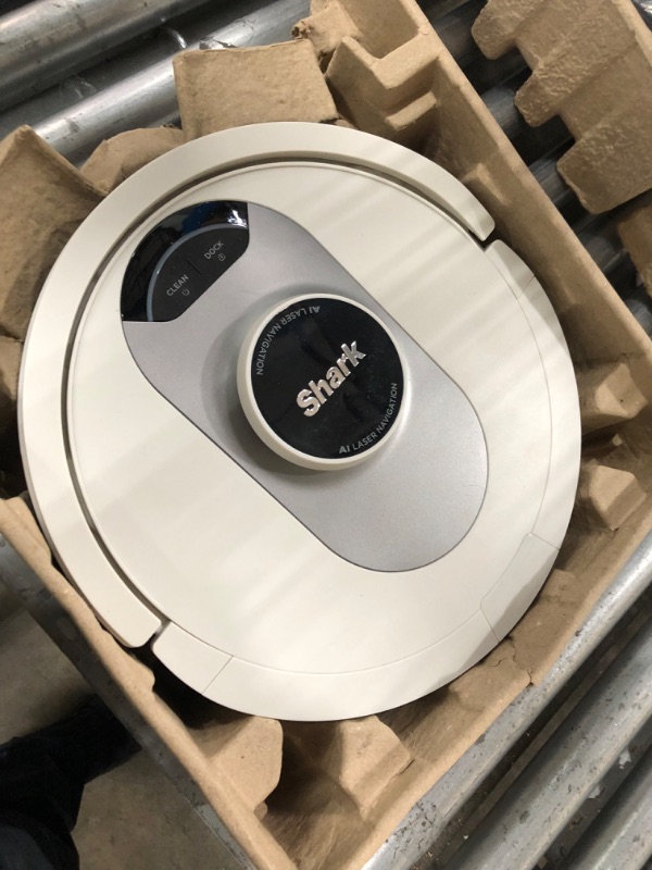 Photo 4 of **used, needs cleaning**Shark AV2511AE AI Robot Vacuum with XL Self-Empty Base, Bagless, 60-Day Capacity, LIDAR Navigation, Home Mapping, Silver & Black 60-Day Capacity + 2nd Generation