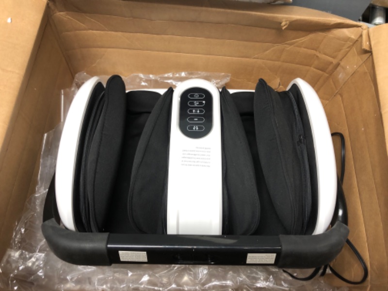 Photo 2 of Cloud Massage Shiatsu Foot Massager Machine - Increases Blood Flow Circulation, Deep Kneading, with Heat Therapy - Deep Tissue, Plantar Fasciitis, Diabetics, Neuropathy (Without Remote)
