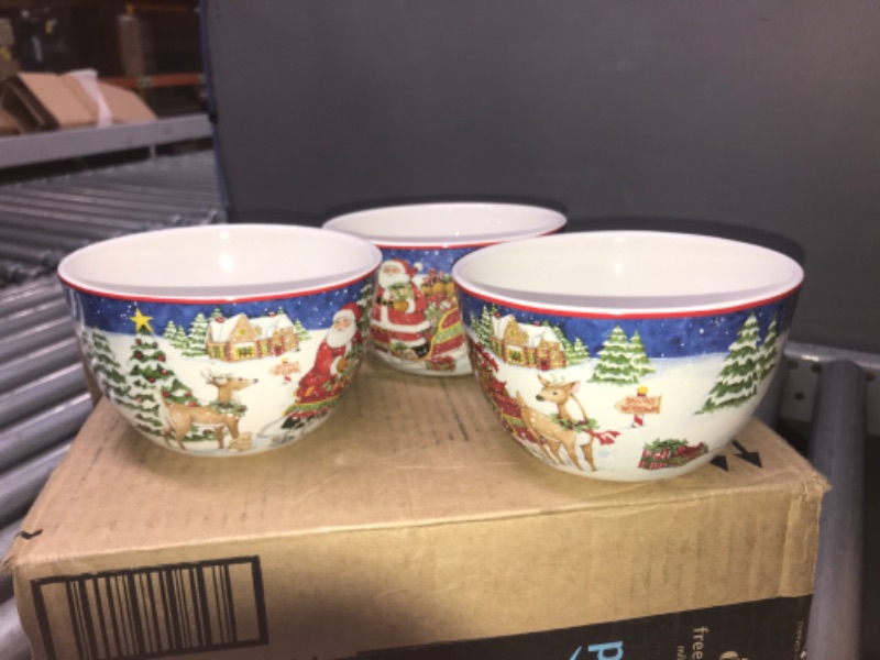 Photo 1 of Certified International Santa's Workshop 4 Pc. Dinnerware Set, Service for 4, Multicolor

