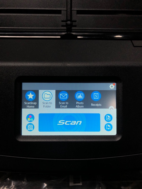 Photo 3 of Fujitsu ScanSnap iX1600 Wireless or USB High-Speed Cloud Enabled Document, Photo & Receipt Scanner with Large Touchscreen and Auto Document Feeder for Mac or PC, Black
