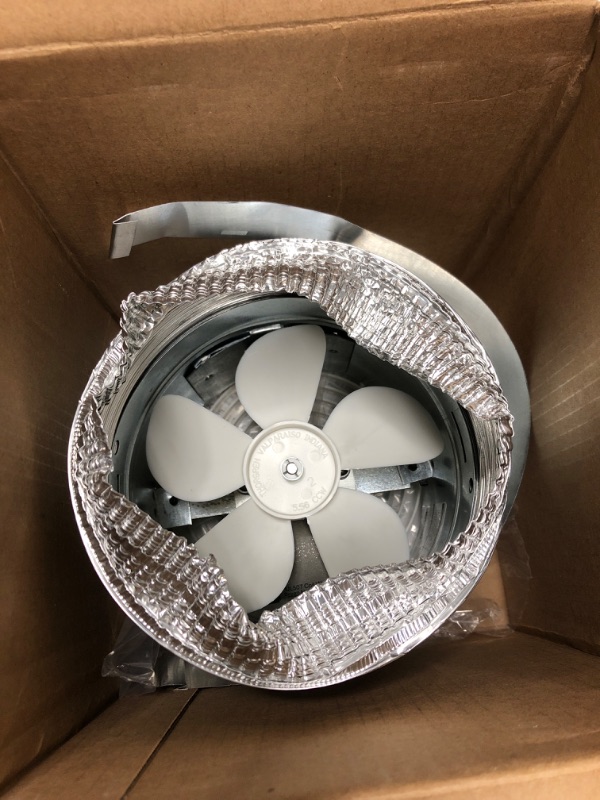 Photo 2 of Broan-NuTone 512M Through-the-Wall Ventilation Fan White Cover, 6-Inch 70 CFM 6.0 Sones
