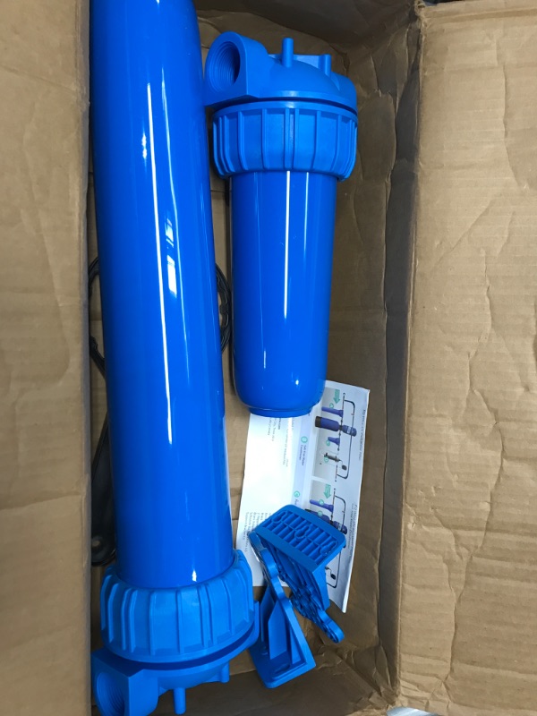 Photo 2 of Aquasana Rhino Pro Kit Whole House Water Filter System Installation Kit with 3/4 Fittings, 20 Pre-Filter and 10 Post-Filter
