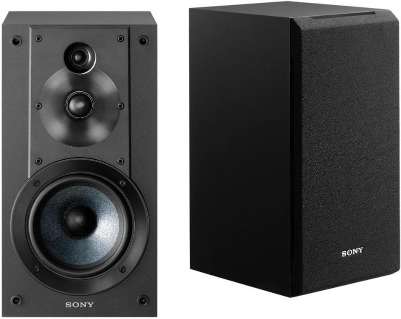 Photo 1 of ***PARTS ONLY*** Sony SSCS5 3-Way 3-Driver Bookshelf Speaker System (Pair) - Black
