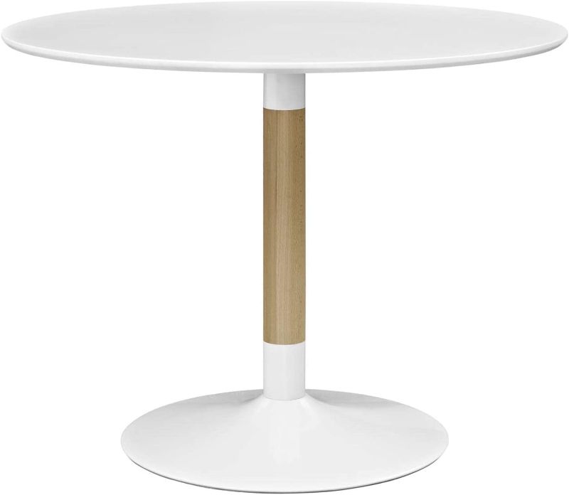 Photo 1 of -INCOMLETE SET-
Modway Whirl 40" Contemporary Modern Round Kitchen and Dining Table in White
