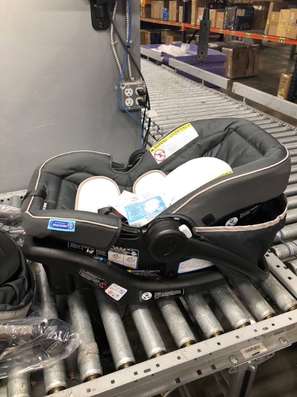 Photo 3 of Graco Modes Element Travel System, Includes Baby Stroller with Reversible Seat, Extra Storage, Child Tray and SnugRide 35 Lite LX Infant Car Seat, Redmond Element Redmond