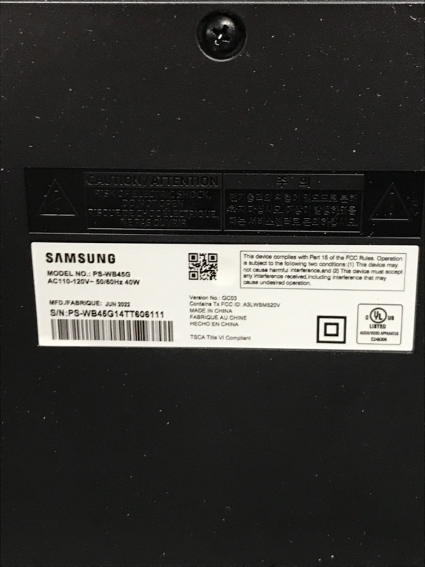 Photo 3 of SAMSUNG HW-B450 2.1ch Soundbar w/Dolby Audio, Subwoofer Included, Bass Boosted, Wireless Bluetooth TV Connection, Adaptive Sound Lite, Game Mode, 2022 HW-B450 Soundbar