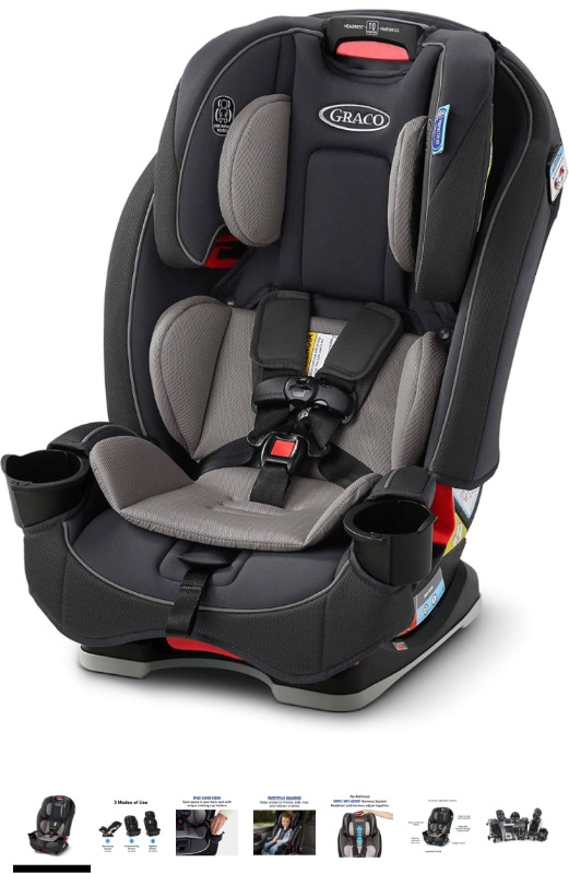 Photo 1 of Graco Slimfit 3 in 1 Car Seat | Slim & Comfy Design Saves Space in Your Back Seat, Redmond