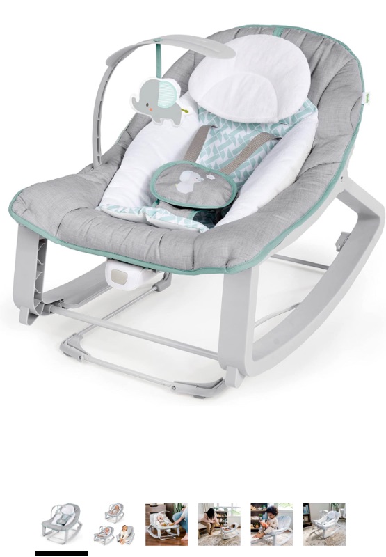 Photo 1 of Ingenuity Keep Cozy 3-in-1 Grow with Me Vibrating Baby Bouncer Seat & Infant to Toddler Rocker - Weaver, Newborn and up