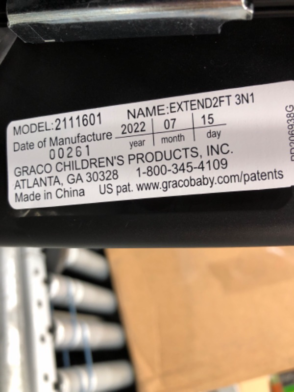 Photo 1 of Graco Extend2Fit 3-in-1 Car Seat, Norah 3-in-1 Norah