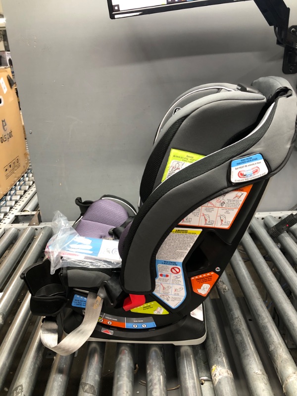 Photo 3 of Graco SlimFit 3 in 1 Car Seat, Slim & Comfy Design Saves Space in Your Back Seat, Annabelle, 1 Count (Pack of 1) SlimFit Annabelle