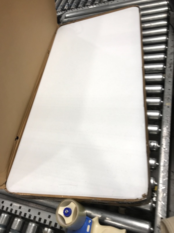 Photo 1 of Lifetime Adjustable Height Plastic Folding Table, 24" X 48", White

