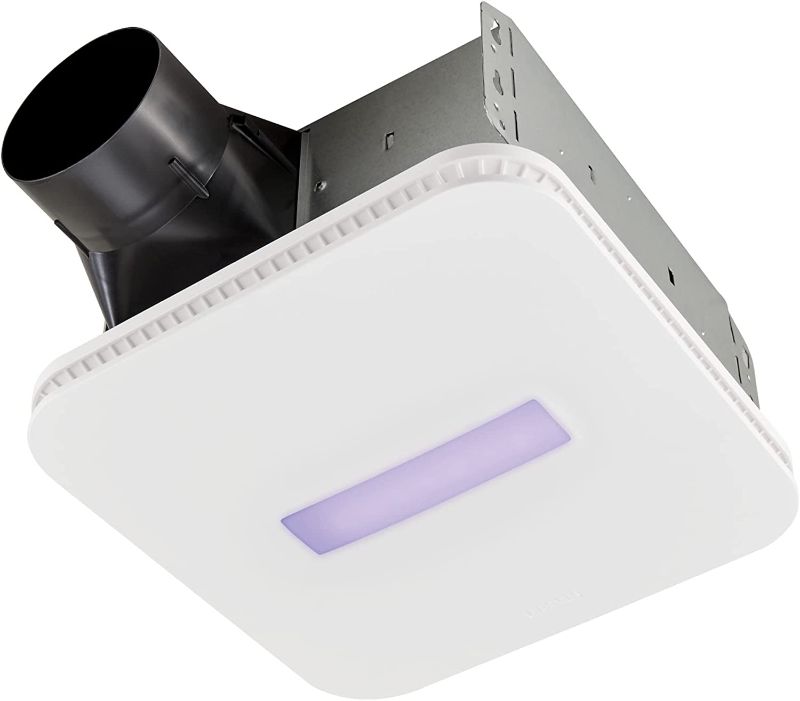 Photo 1 of Broan-NuTone AR110LKVV SurfaceShield Vital Vio Powered Exhaust Vent LED White Light & Violet Light, 110 CFM
