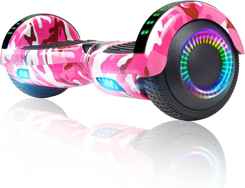 Photo 1 of FLYING-ANT Hoverboard, 6.5 Inch Self Balancing Hoverboards with Bluetooth and Flashing LED Lights, Hover Board for Kids Teenagers
