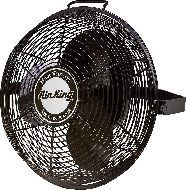 Photo 1 of Air King 9314 14-Inch Industrial Grade High Velocity Multi Mount Fan,Black
