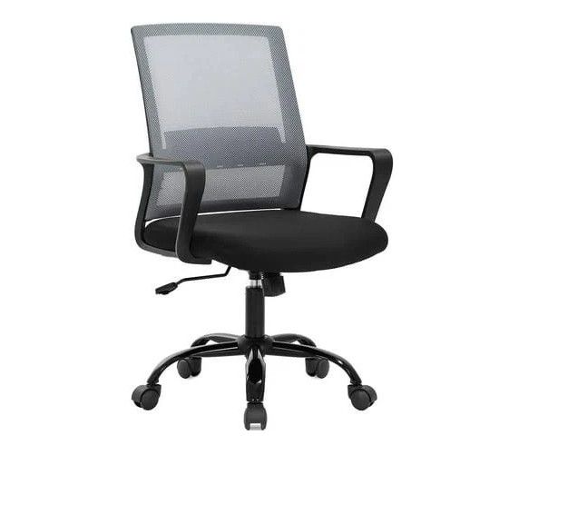 Photo 1 of estOffice VN-H03 Chair Desk Ergonomic Swivel Executive Adjustable Task MidBack Computer Stool with Arm in Home-Office, 1,