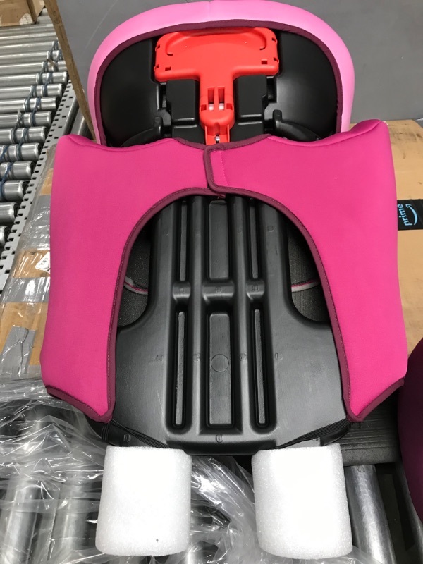 Photo 2 of Diono Cambria 2 XL, Dual Latch Connectors, 2-in-1 Belt Positioning Booster Seat, High-Back to Backless Booster with Space and Room to Grow, 8 Years 1 Booster Seat, Pink 2020 Pink