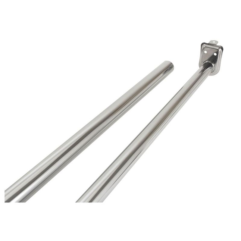 Photo 1 of Design House 30 in. - 48 in. Polished Chrome Adjustable Closet Rod, P Chrome