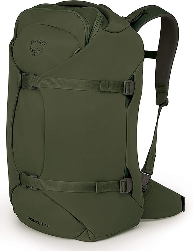 Photo 1 of Osprey Porter 46 Travel Backpack, Haybale Green, One Size
