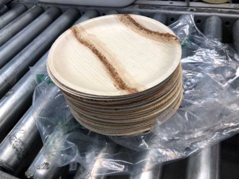 Photo 1 of 25 pc wooden plates 