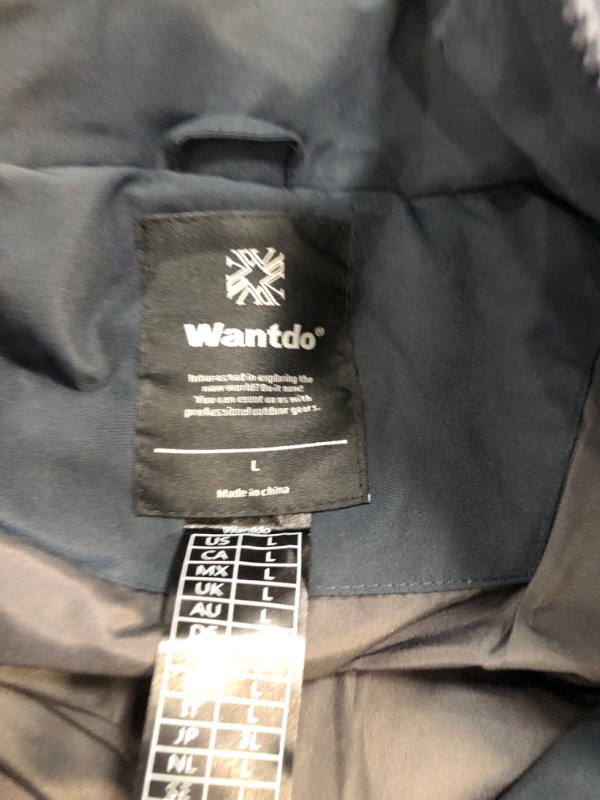 Photo 2 of wantdo jacket - large/navy blue