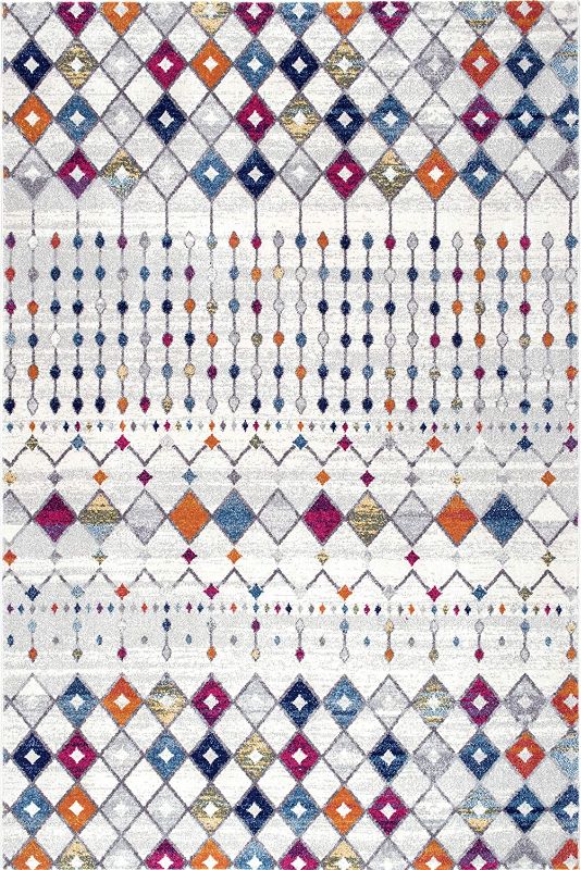 Photo 1 of 
nuLOOM Moroccan Blythe Area Rug, 4' x 6', Multi
Size:Multi
Color:4' x 6'