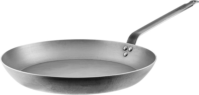 Photo 1 of 
Mauviel M'Steel, Carbon, nonstick Fry pan, 14 Inch, Black Steel
Size:14 Inch