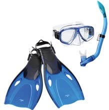 Photo 1 of 
Speedo Dive Hydroscope Mask + Snorkel + Fins Adult Sz S/M Blue