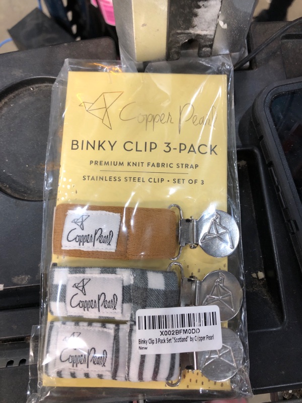 Photo 1 of Binky Clip 3 Pack Set"Bloom" by Copper Pear