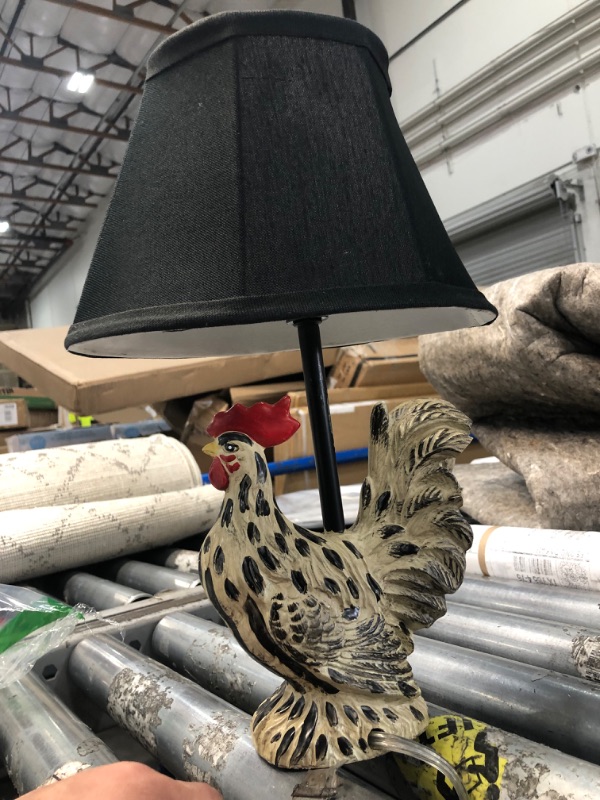 Photo 4 of *Damaged* AHS Lighting Tucker Rooster Accent Lamp