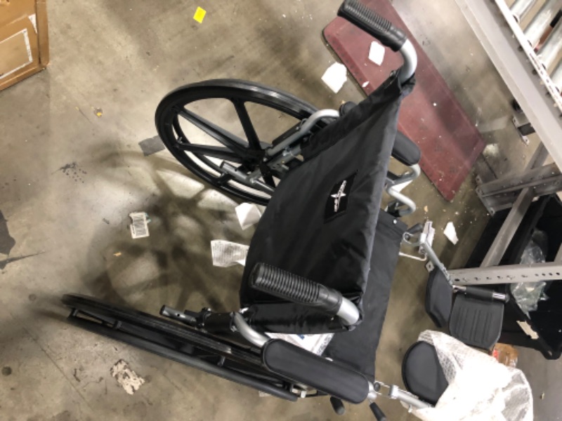 Photo 2 of 18" Medline K4 Lightweight Wheelchair with Flip-Back