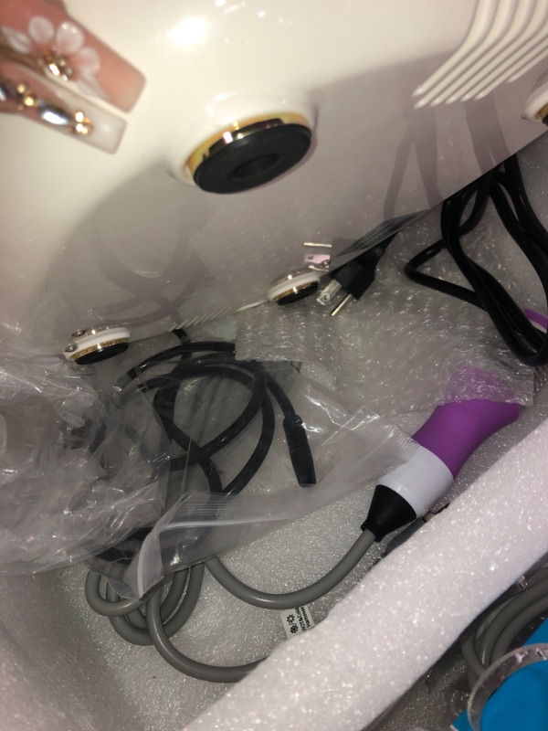 Photo 10 of Beauty Salon 5 In 1 Ultrasonic Skin Scrubber Photon Microdermabrasion Sprayer Cooling Machine
