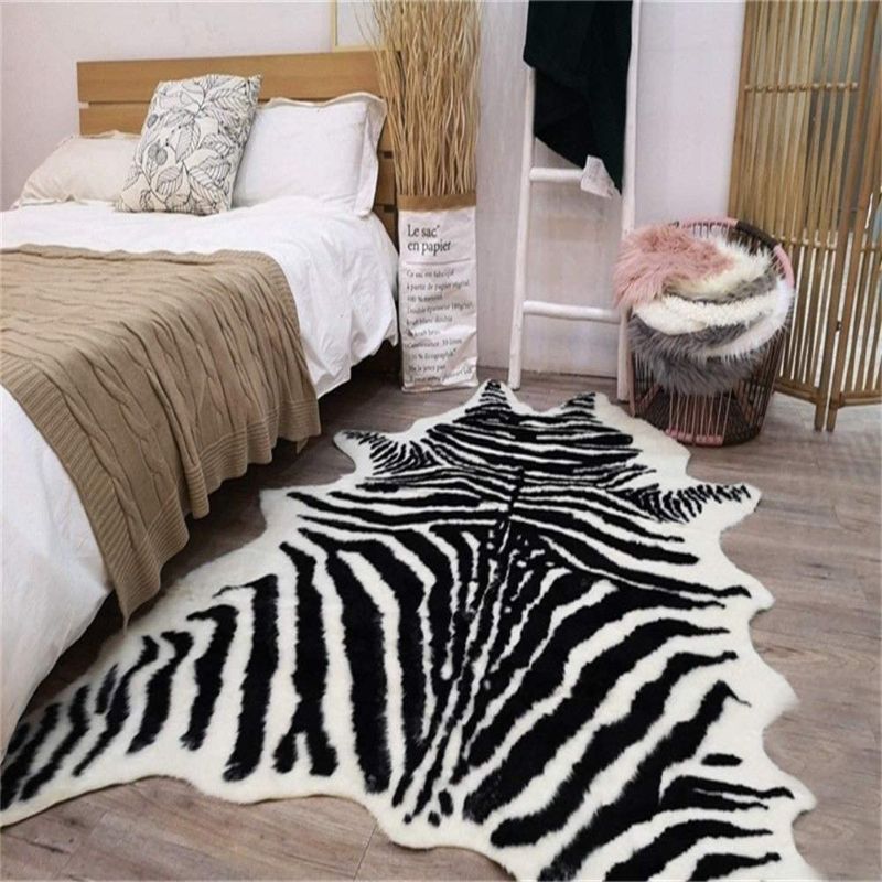 Photo 1 of 80x60 faux zebra rug