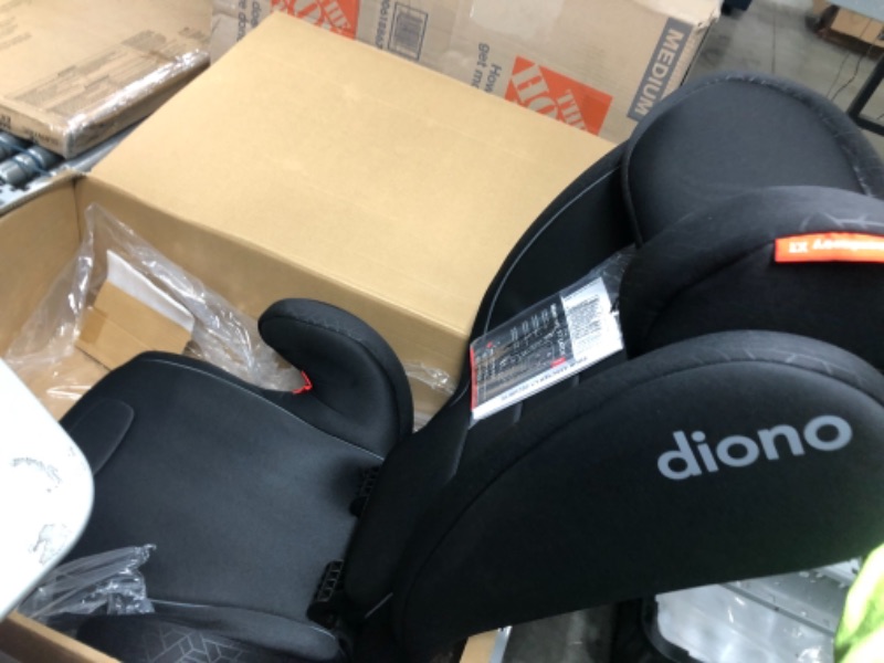 Photo 2 of Diono Monterey XT Latch 2 in 1 High Back Booster Car Seat with Expandable Height & Width, Side Impact Protection, 8 Years 1 Booster, Black XT Black