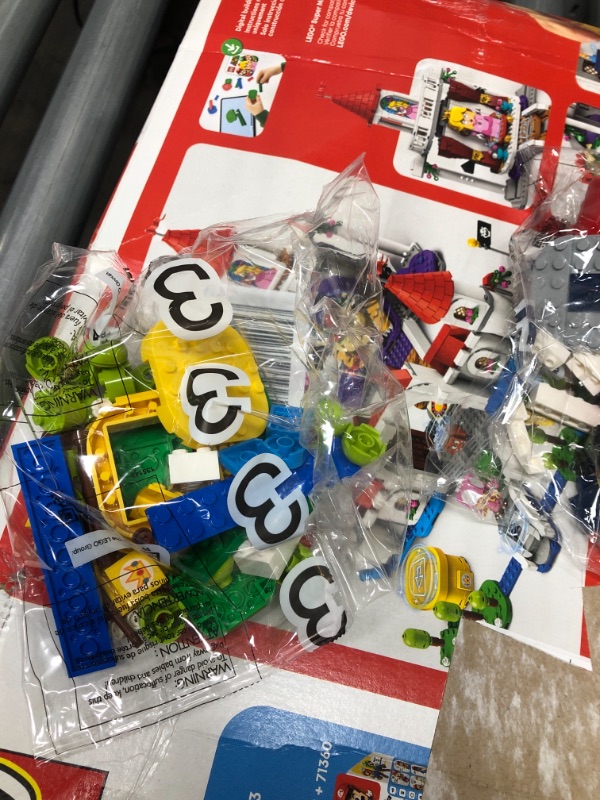 Photo 5 of **** INCOMPLETE**** LEGO Super Mario Peach’s Castle Expansion Set 71408 Building Toy Set for Kids, Boys, and Girls Ages 8+ (1,216 Pieces) FrustrationFree Packaging