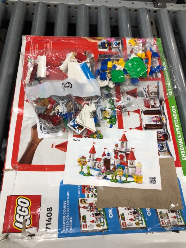 Photo 4 of **** INCOMPLETE**** LEGO Super Mario Peach’s Castle Expansion Set 71408 Building Toy Set for Kids, Boys, and Girls Ages 8+ (1,216 Pieces) FrustrationFree Packaging