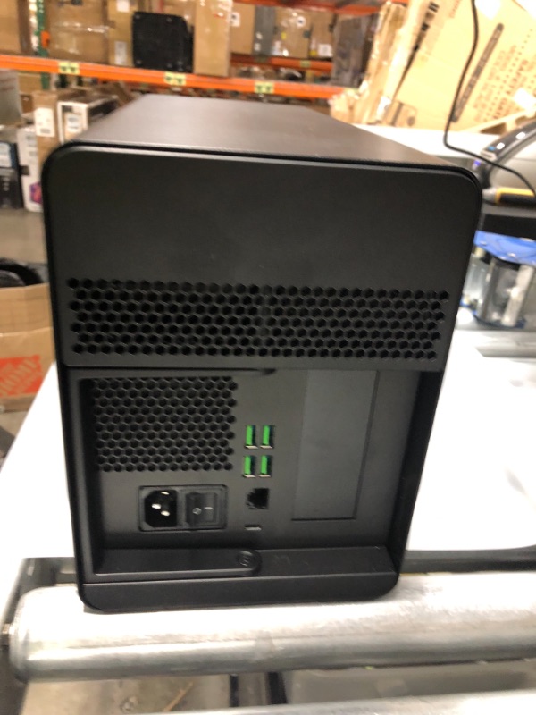 Photo 6 of Razer Core X Chroma Aluminum External GPU Enclosure (eGPU): Compatible with Windows & MacOS Thunderbolt 3 Laptops, NVIDIA /AMD PCIe Support, 700W PSU, 4x USB 3.1, 1x Gbit Ethernet, Chroma RGB, Black Classic Black Core X Chroma eGPU