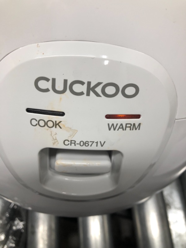 Photo 6 of *** TESTED** Cuckoo Non-Stick Rice Cooker, One Size , White
