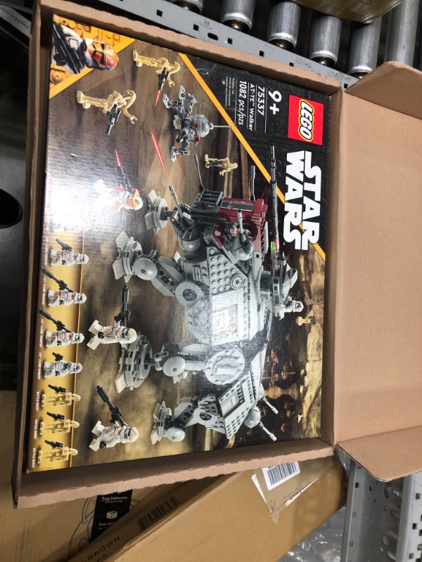 Photo 2 of **** INCOPLETE*** LEGO Star Wars at-TE Walker 75337 Building Toy Set for Kids, Boys, and Girls Ages 9+ (1,082 Pieces), 18.9 x 14.88 x 2.78 inches FrustrationFree Packaging