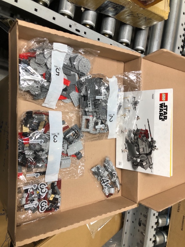 Photo 3 of **** INCOPLETE*** LEGO Star Wars at-TE Walker 75337 Building Toy Set for Kids, Boys, and Girls Ages 9+ (1,082 Pieces), 18.9 x 14.88 x 2.78 inches FrustrationFree Packaging
