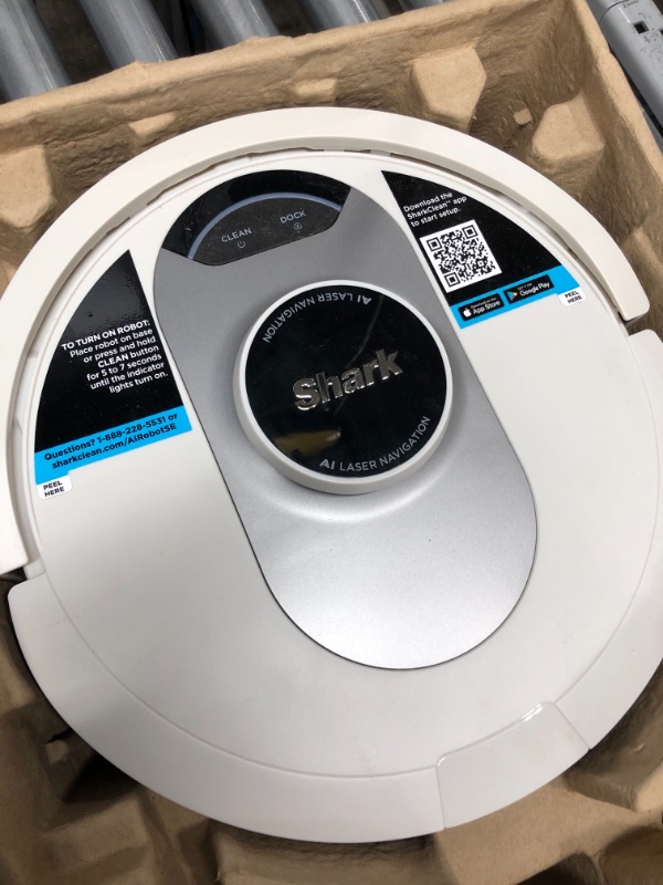 Photo 3 of *TESTED* Shark AV2511AE AI Robot Vacuum with XL Self-Empty Base, Bagless, 60-Day Capacity, LIDAR Navigation, Home Mapping, Silver & Black 60-Day Capacity + 2nd Generation