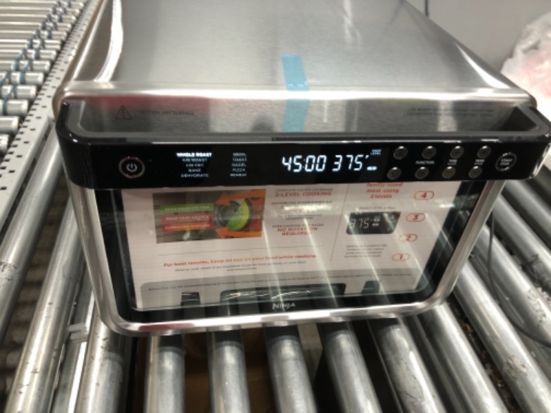 Photo 5 of ** TESTED*** Ninja DT201 Foodi 10-in-1 XL Pro Air Fry Digital Countertop Convection Toaster Oven with Dehydrate and Reheat