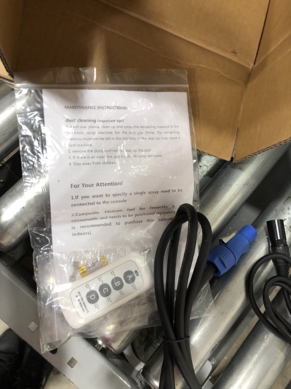 Photo 1 of VEVOR Stage Equipment Special Effect Machine, 500W Stage Lighting Effect Machine with Wireless Remote Control, Smart DMX Control Stage Equipment Beautiful Showing Machine for Wedding, Musical Show, DJ