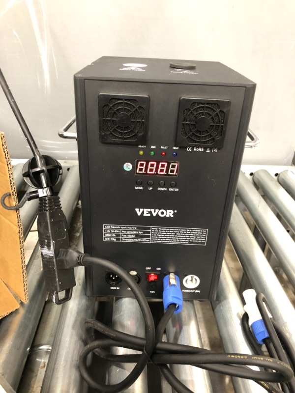 Photo 1 of VEVOR Stage Equipment Special Effect Machine, 500W Stage Lighting Effect Machine with Wireless Remote Control, Smart DMX Control Stage Equipment Beautiful Showing Machine for Wedding, Musical Show, DJ